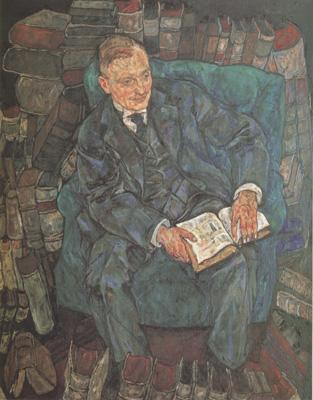 Egon Schiele Portrait of Dr.Hugo Koller (mk12) oil painting image